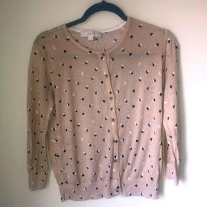 LOFT button down cardigan size MP